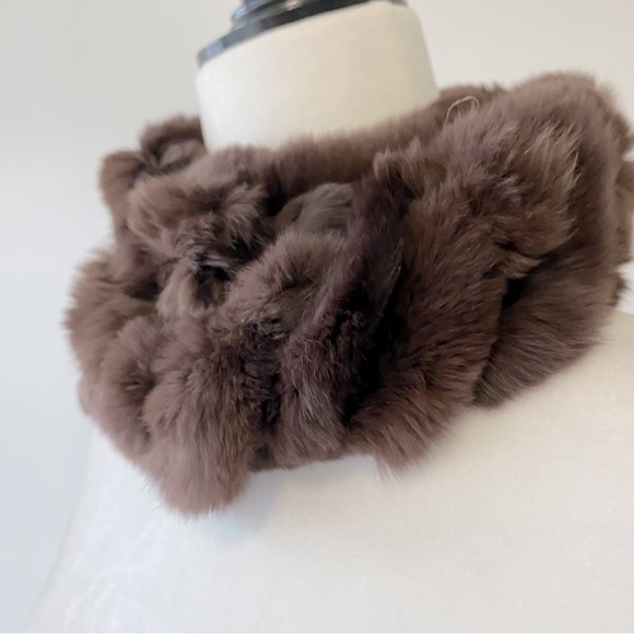 Angora Fur Scarf - Picture 3 of 10